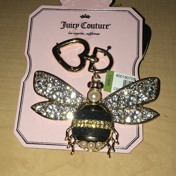 Juicy Couture Other - Juicy Couture Bling Bee Key Fob